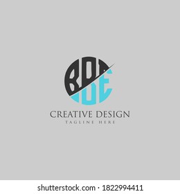  BBE Letter Logo Design Cross Monogram Icon.