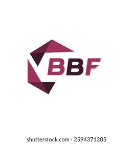 BBF creative minimalist letter logo. BBF unique vector initials alphabet letter logo design

