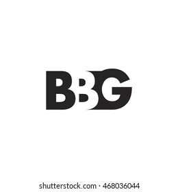 Bbg Logo Vector Graphic Branding Letter Stock Vector (Royalty Free ...