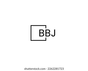 BBJ Letter Initial Logo Design Vector Illustration