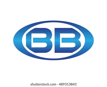 BB-letter abbreviations blue oval logo