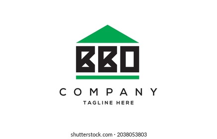 BBO-Logo für kreative drei Buchstaben 