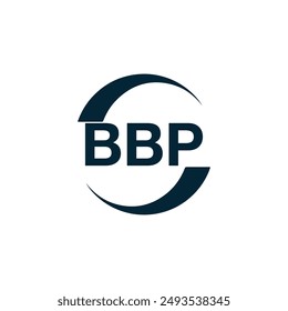 BBP logo. BBP design. White letter. BBP, BBP letter logo design. letter logo design in GOLD, 