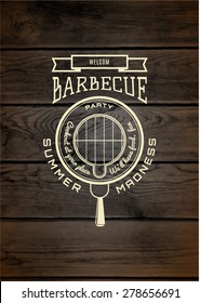 BBQ badges logos and labels for any use, on a white background