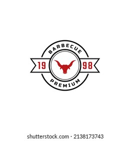BBQ Barbeque Grill Logo Vector Design Inspiration