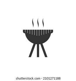 BBQ barbeque GRILL TOOL LOGO ICON DESIGN VECTOR