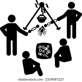 bbq camping camping bbq picnic teamwork 2147