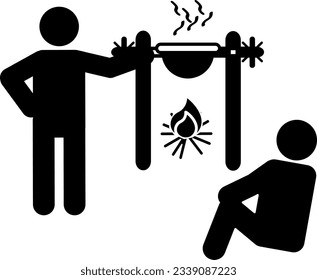 bbq camping camping bbq picnic teamwork 2149