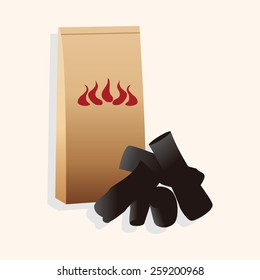 BBQ Charcoal theme elements