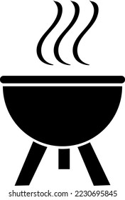 BBQ cooking icon vector trendy on white background..eps