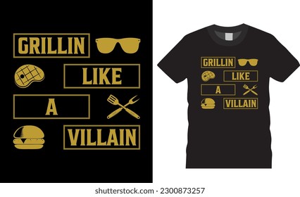 BBQ cooking t-Shirt Design my retirement plan. BBQ grill, food, meet, beef, grilling Typography vector Template.

