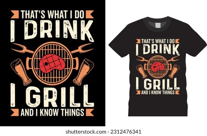 BBQ cooking t-Shirt Design my retirement plan. BBQ grill, food, meet, beef, grilling Typography vector Template.
