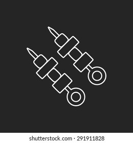 BBQ food line icon