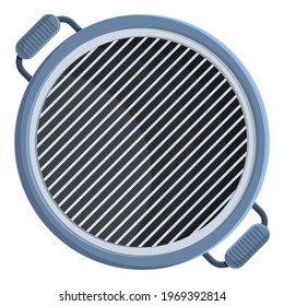 Bbq grill icon. Cartoon and flat of Bbq grill vector icon for web design isolated on white background