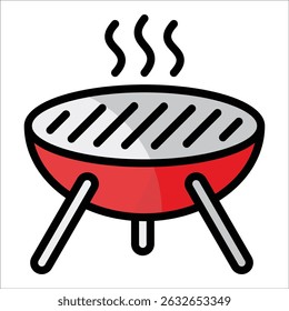 BBQ Grill Icon Element für Design