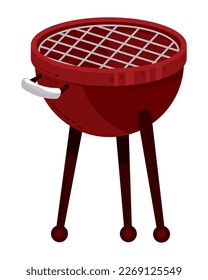 bbq grill icon isolated design