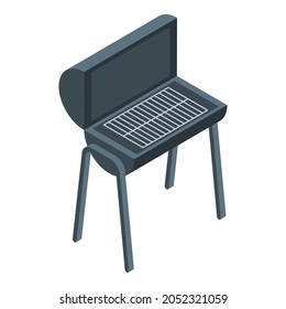 BBQ Grill Icon isometrische Vektorgrafik. Partygrill. Barbeque Grill