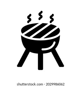 bbq grill icon vector for your design element