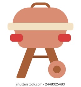 BBQ Grill Icon for web, app, infographic, etc