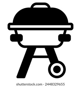 BBQ Grill Icon for web, app, infographic, etc