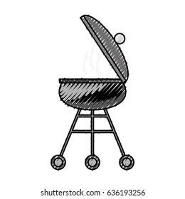 BBQ grill isolated