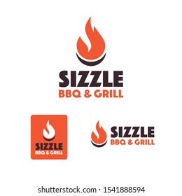 BBQ and Grill Restaurant Logo Template