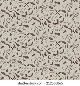 Bbq And Grill Seamless Pattern