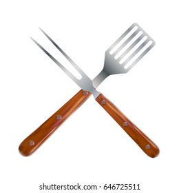 BBQ and Grill Tools. Vector Illustration EPS10