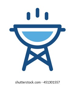 Bbq Grill Vector Icon