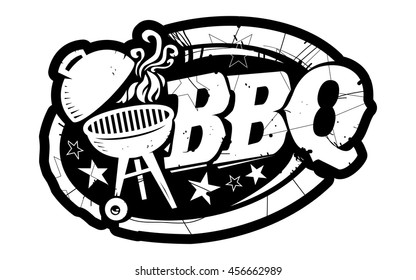 BBQ Grill vector icon