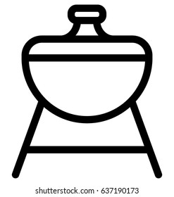 Bbq Grill Vector Icon