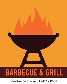 BBQ grill,Barbecue and grill poster