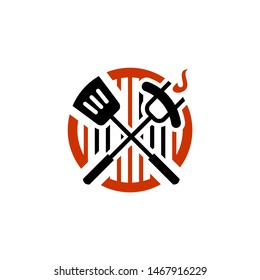 BBQ Grilled Logo Cross Badges
