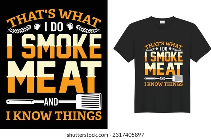 BBQ Grilling lover Funny retro vintage typography print Vector T-shirt design template. food, cooking, beef, alcohol, steak drink, grill, meal Beer PARTY, like Barbecue, shirts, posters, illustration.