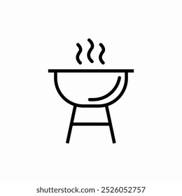 bbq grills icon sign vector