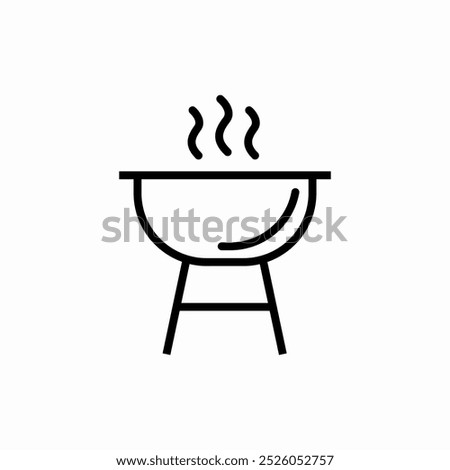 bbq grills icon sign vector
