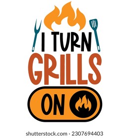 BBQ Hand drawn motivation lettering phrase in modern calligraphy style. Inspiration slogan for print and poster design. Vector illustration. 