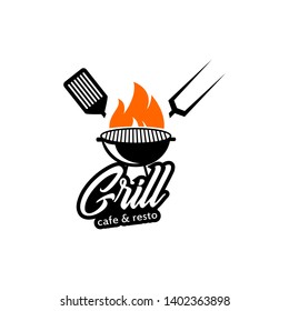 BBQ HOT GRILL LOGO  IDEAS