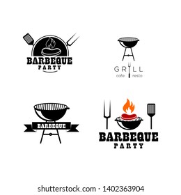 BBQ HOT GRILL LOGO  IDEAS