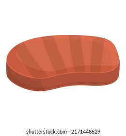 Bbq icon cartoon vector. Pork beef. Food lamb