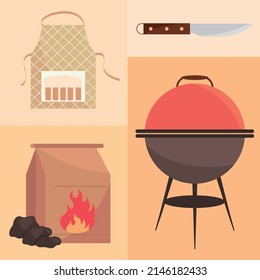 BBQ-Symbolkollektion