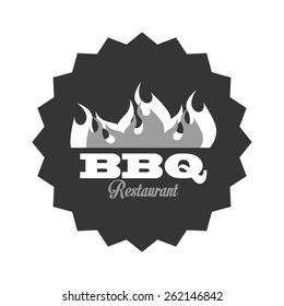 bbq icon design, vector illustration eps10 graphic 