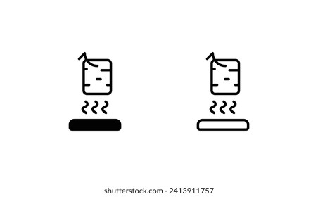 Bbq icon design with white background stock illustration