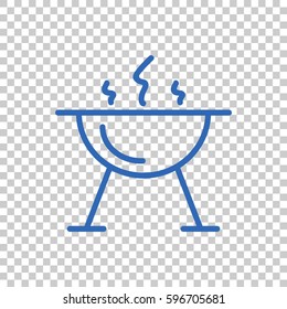  B-B-Q icon flat.