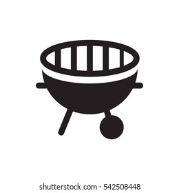 bbq icon illustration isolated vector sign symbol