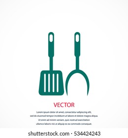 bbq icon vector, flat design best vector icon