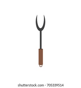 bbq icon vector, flat design best vector icon