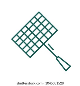 BBQ Icon vector line style