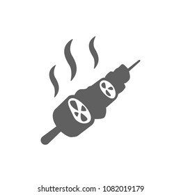 BBQ icon vector. Symbol for your web site design, logo, app, UI. Vector illustration, EPS