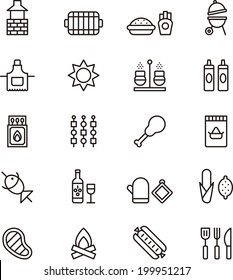 BBQ icons